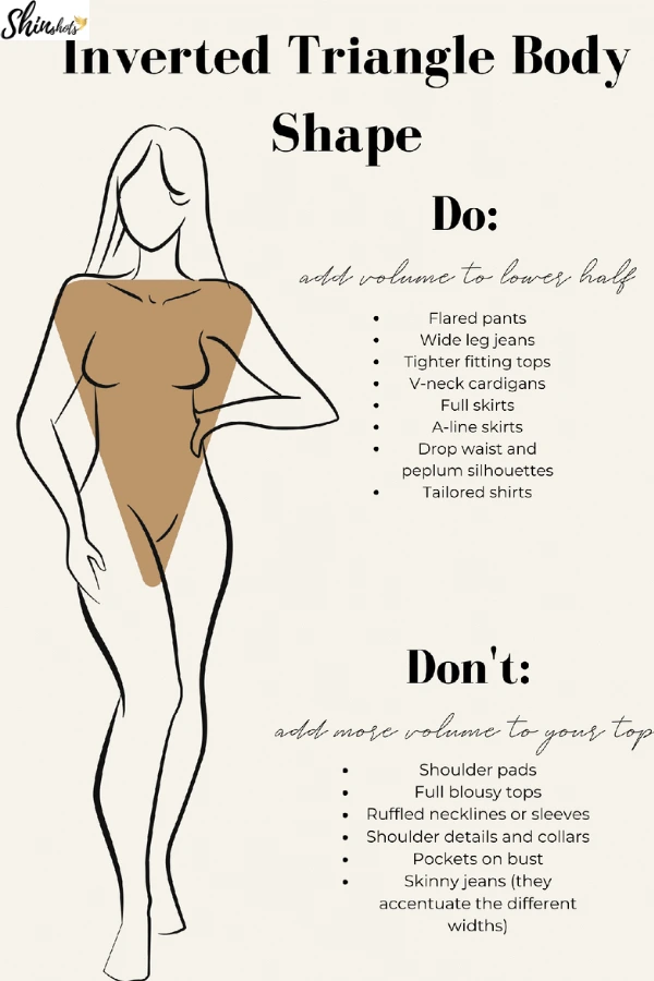 Inverted Triangle Body shape