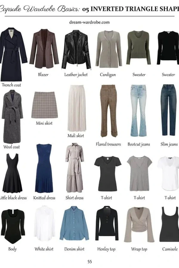 Inverted Triangle Body shape